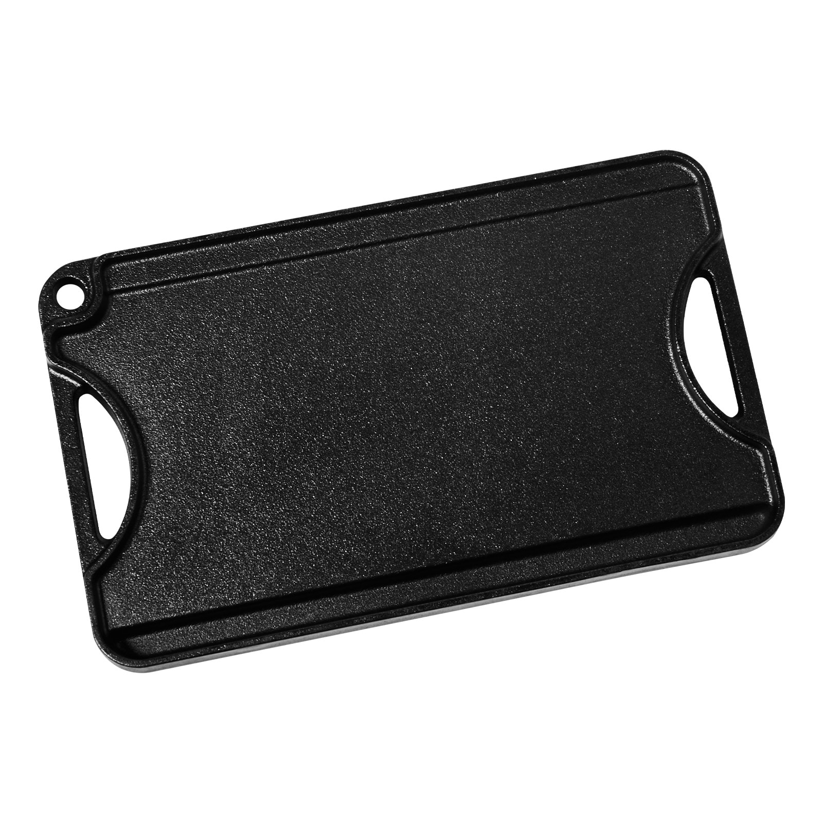 Cast Iron Reversible Bbq Grill Griddle Pre-seasoned Pan Black_voghion.com